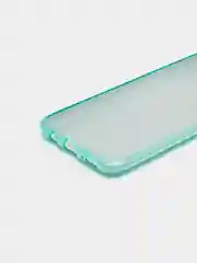 Бирюзовый силиконовый чехол на Samsung A22/A50/S20fe/S21/S21fe/S21+/S21Ultra, с блестками, усиленный