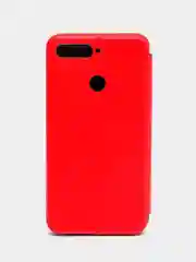 Красный чехол книжка Huawei Y6 2018 / Honor 7C / 7A Pro / Y6 Prime (Хуавей Хонор 7С / 7А Про)