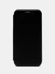 Черный чехол книжка Huawei Y6 2018 / Honor 7C / 7A Pro / Y6 Prime (Хуавей Хонор 7С / 7А Про)