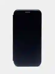 Темно-синий чехол книжка Huawei Y6 2018 / Honor 7C / 7A Pro / Y6 Prime (Хуавей Хонор 7С / 7А Про)