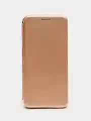 Золотой чехол книжка Huawei Y6 2018 / Honor 7C / 7A Pro / Y6 Prime (Хуавей Хонор 7С / 7А Про)