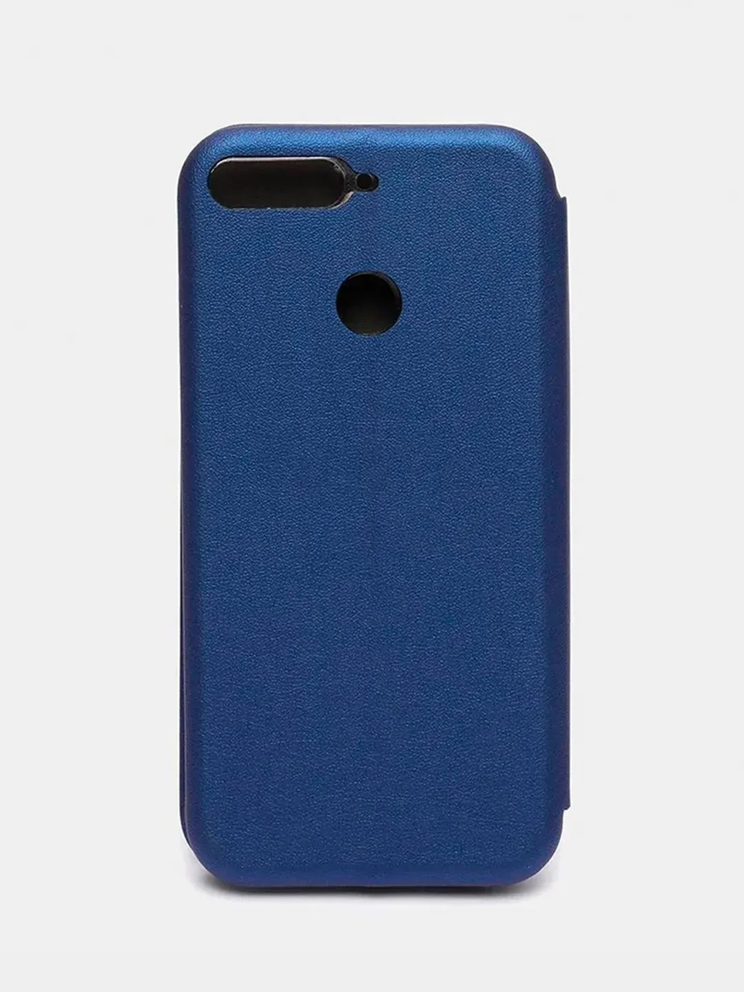 Синий чехол книжка Huawei Y6 2018 / Honor 7C / 7A Pro / Y6 Prime (Хуавей Хонор 7С / 7А Про)