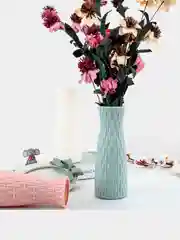 Белый ваза для цветов, декоративная, пластиковая