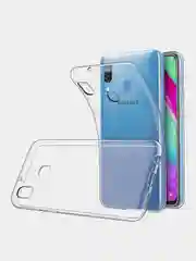 Чехол для Samsung A20/A30 прозрачный силиконовый