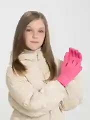 Коралловый демисезонные перчатки