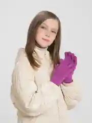 Сиреневый демисезонные перчатки