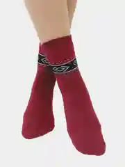 Багровый женские носки