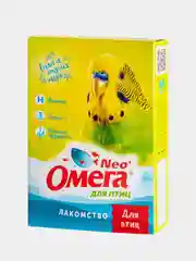 Лакомство витаминно-минеральный комплекс «Омега Neo» для птиц с биотином, уп. 50 г
