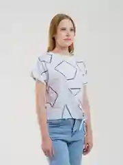 Белый футболка женская
