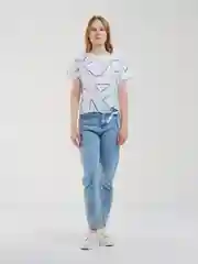 Белый футболка женская