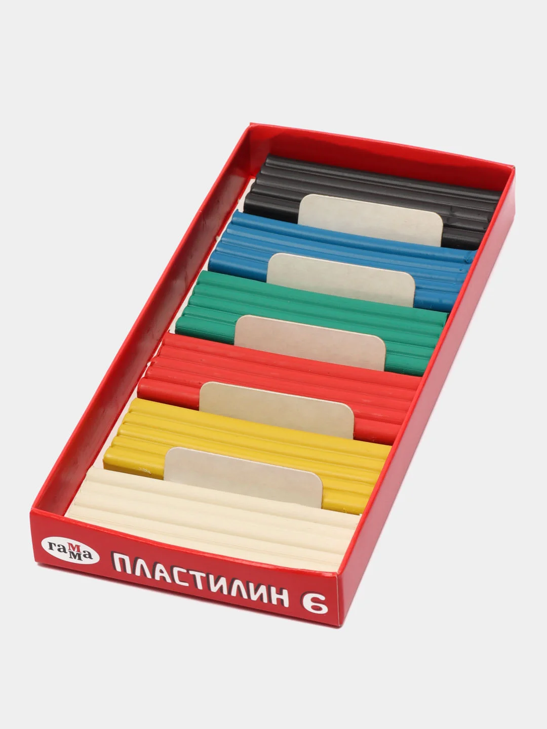 Пластилин Гамма "Мультики", 6 цветов, 120 г