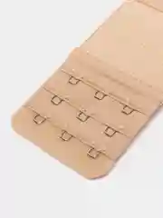 Застёжка-удлинитель для бюстгальтера, 3 ряда 3 крючка, 5 х 10,5 см, 3 штуки