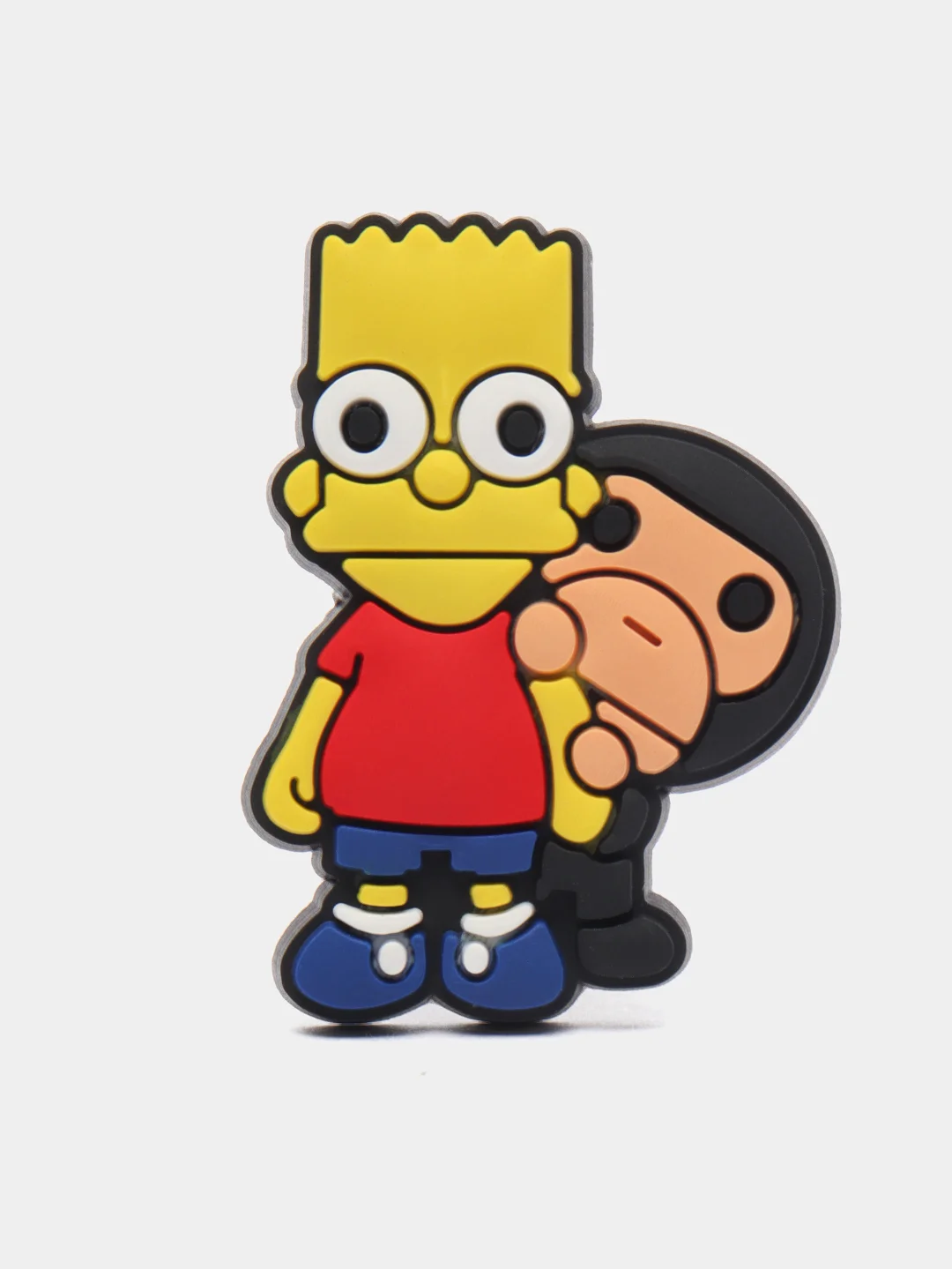 Бордовый джибитсы на обувь KAWS