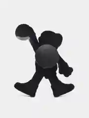 Бежевый джибитсы на обувь KAWS