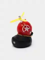Фуксия игрушка "Утка в шлеме и очках", с пропеллером, в машину