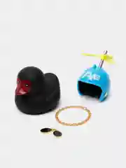 Индиго игрушка "Утка в шлеме и очках", с пропеллером, в машину