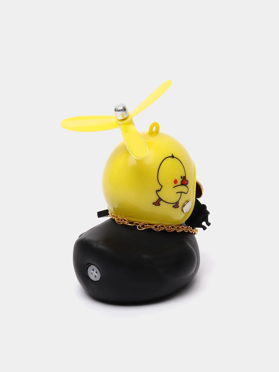 Мятный игрушка "Утка в шлеме и очках", с пропеллером, в машину