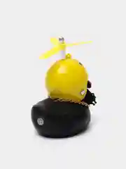 Хаки игрушка "Утка в шлеме и очках", с пропеллером, в машину