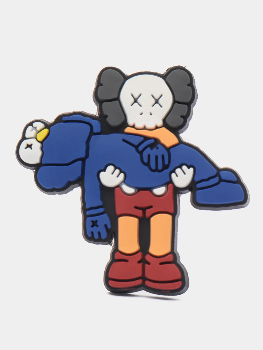 Белый джибитсы на обувь KAWS