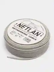 NETLAN EC-UU004-5E-PVC-GY - Кабель витая пара 100м/305м, U/UTP 4 пары, медь, внутренний