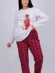 Пижама женская тёплая с начесом