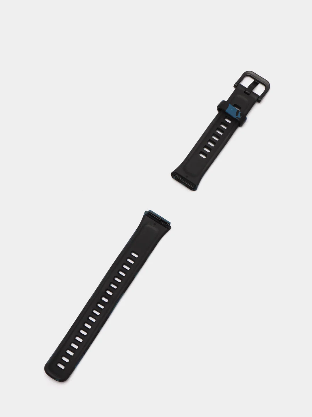Синий ремешок для Huawei / Honor band 7 силиконовый, с принтом Найк, камуфляж