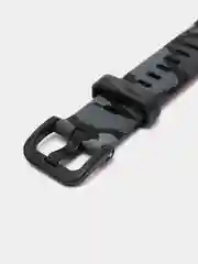 Черный ремешок для Huawei / Honor band 7 силиконовый, с принтом Найк, камуфляж