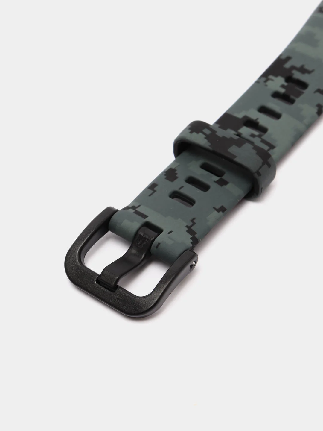 Серый силиконовый ремешок для Honor / Huawei Band 6, камуфляж, с принтом Nike Найк