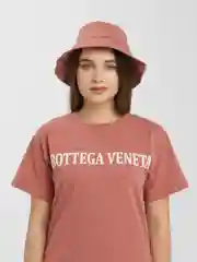 Коралловый меланж костюм спортивный женский с панамой