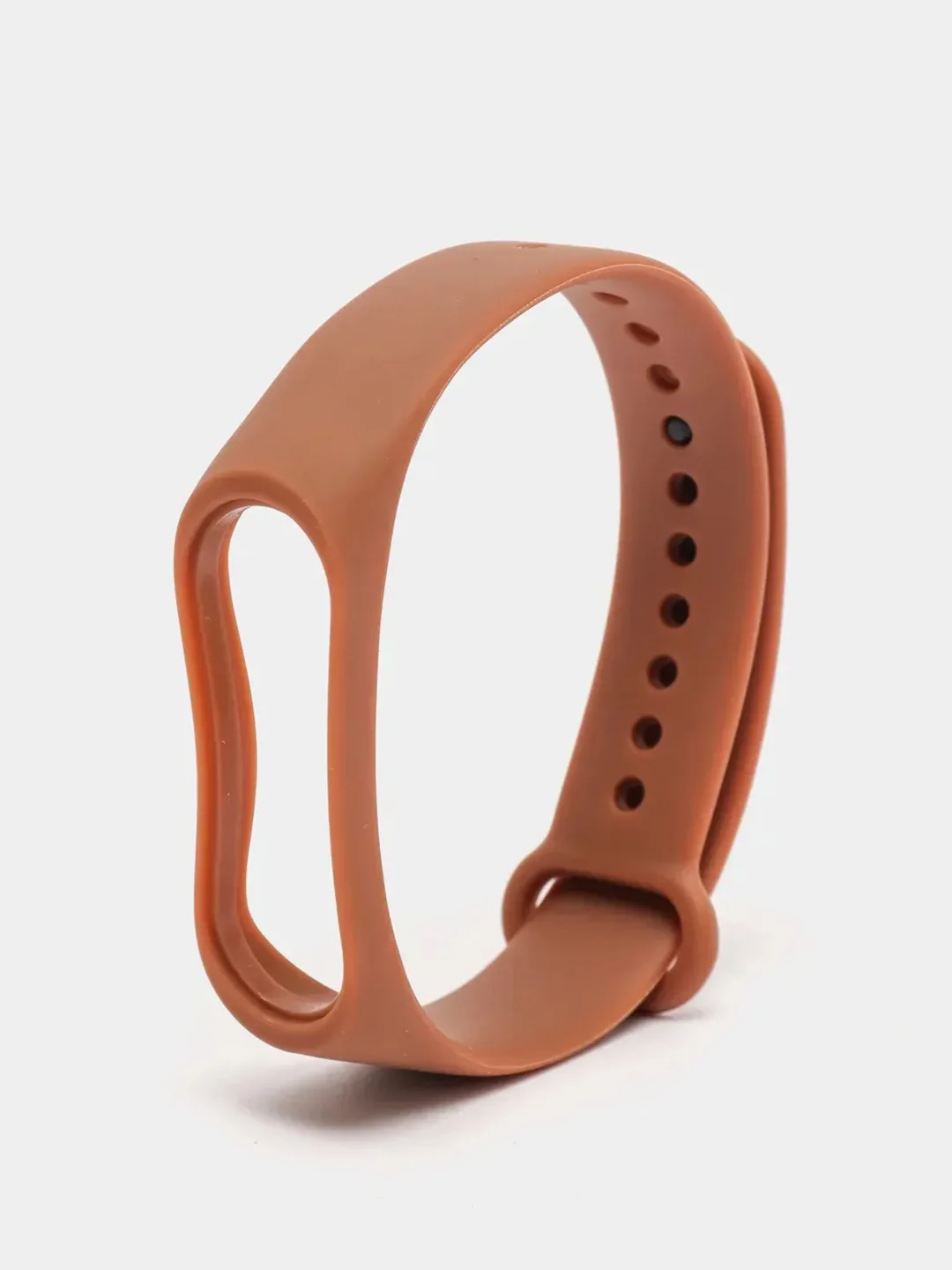 Коричневый силиконовый ремешок для фитнес-браслетов Xiaomi Mi Band 3/4