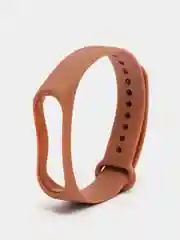 Коричневый силиконовый ремешок для фитнес-браслетов Xiaomi Mi Band 3/4