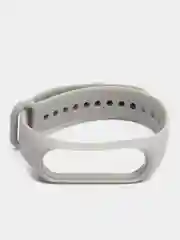 Серый силиконовый ремешок для фитнес-браслетов Xiaomi Mi Band 3/4