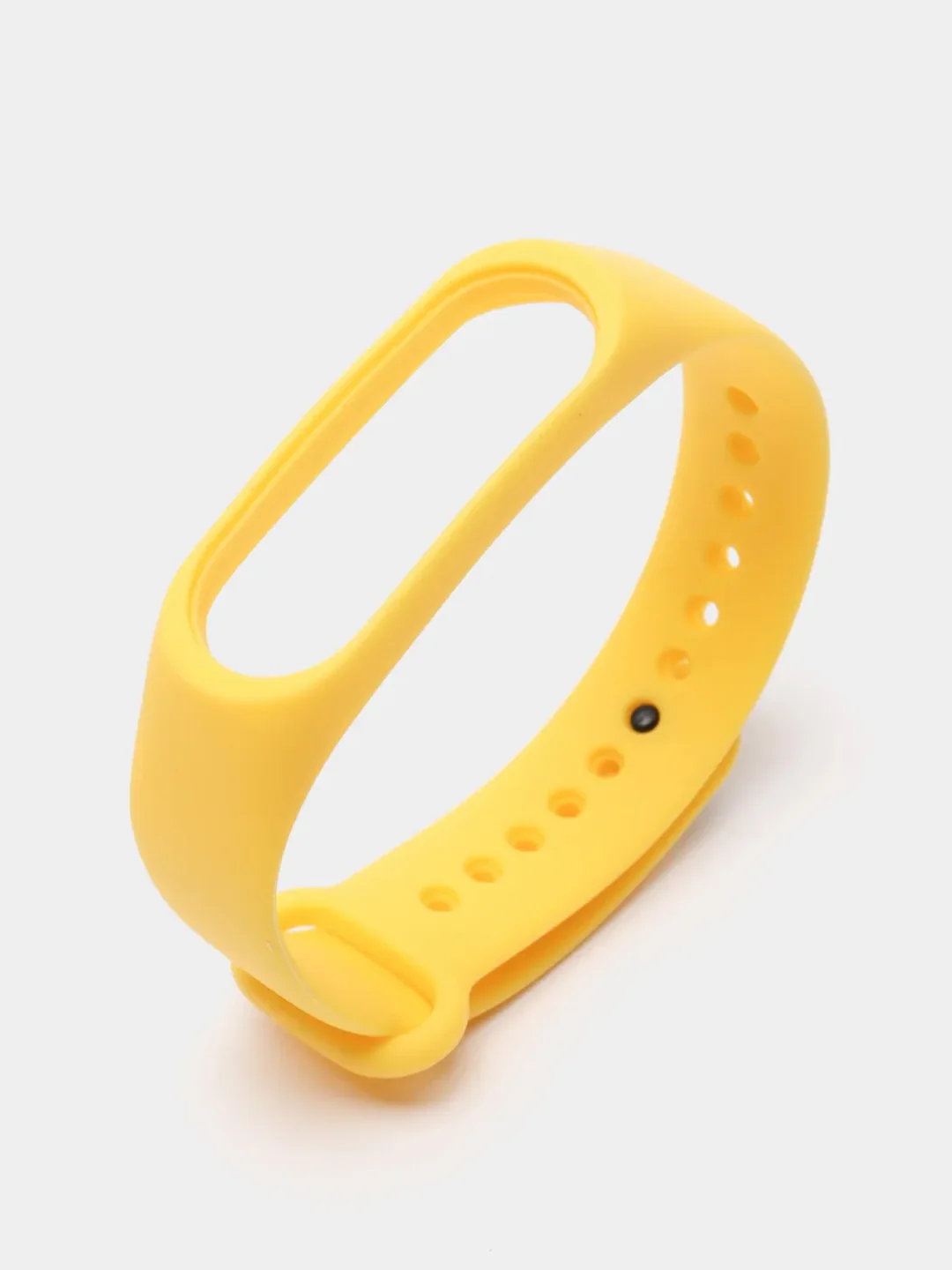 Желтый силиконовый ремешок для фитнес-браслетов Xiaomi Mi Band 3/4