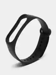 Черный силиконовый ремешок для фитнес-браслетов Xiaomi Mi Band 3/4