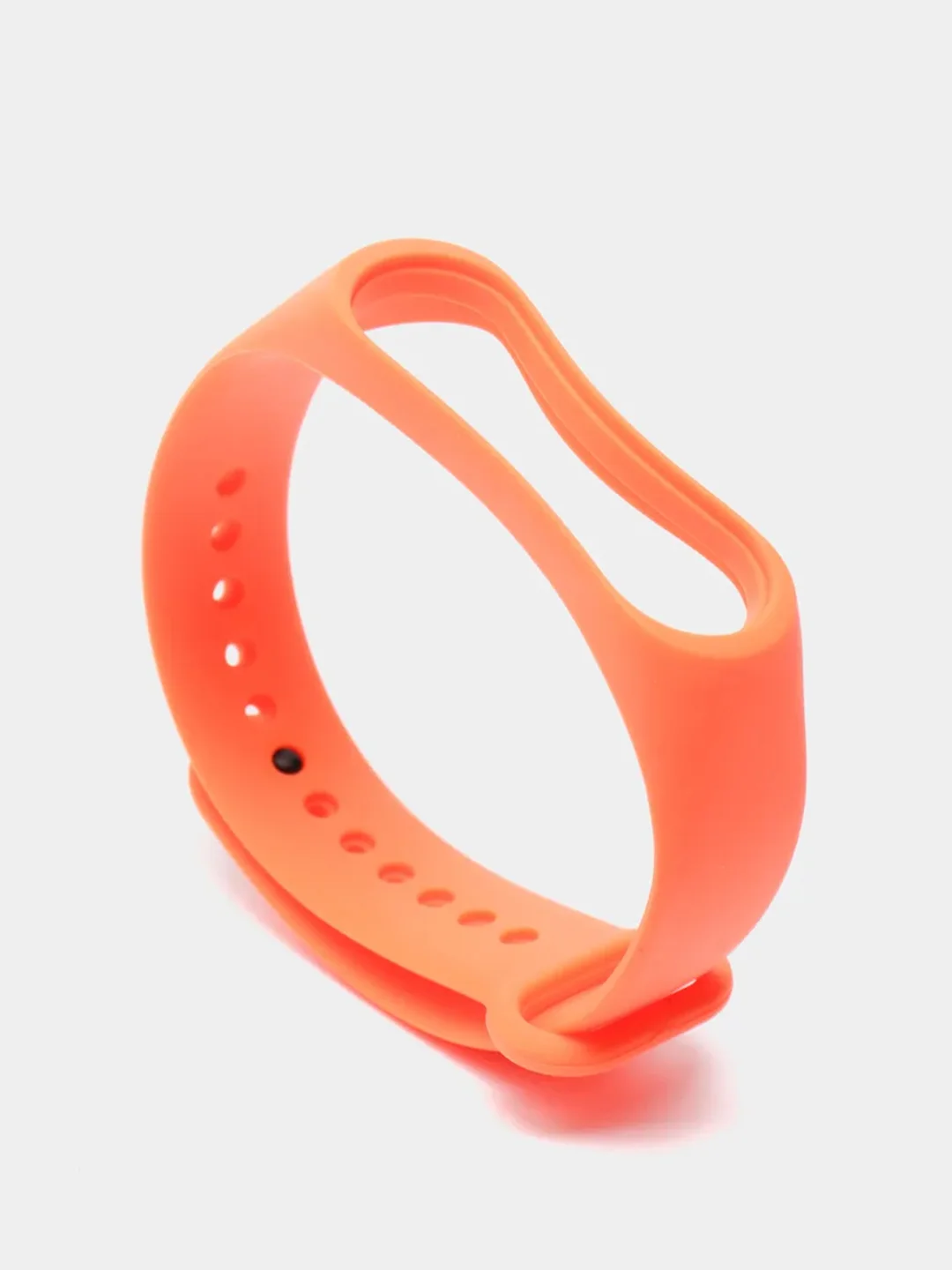 Оранжевый силиконовый ремешок Xiaomi Mi Band 3, Mi Band 4 (Сяоми Ми Бэнд 3, Ми Бэнд 4)