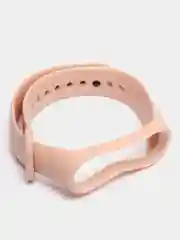 Бежевый силиконовый ремешок Xiaomi Mi Band 3, Mi Band 4 (Сяоми Ми Бэнд 3, Ми Бэнд 4)