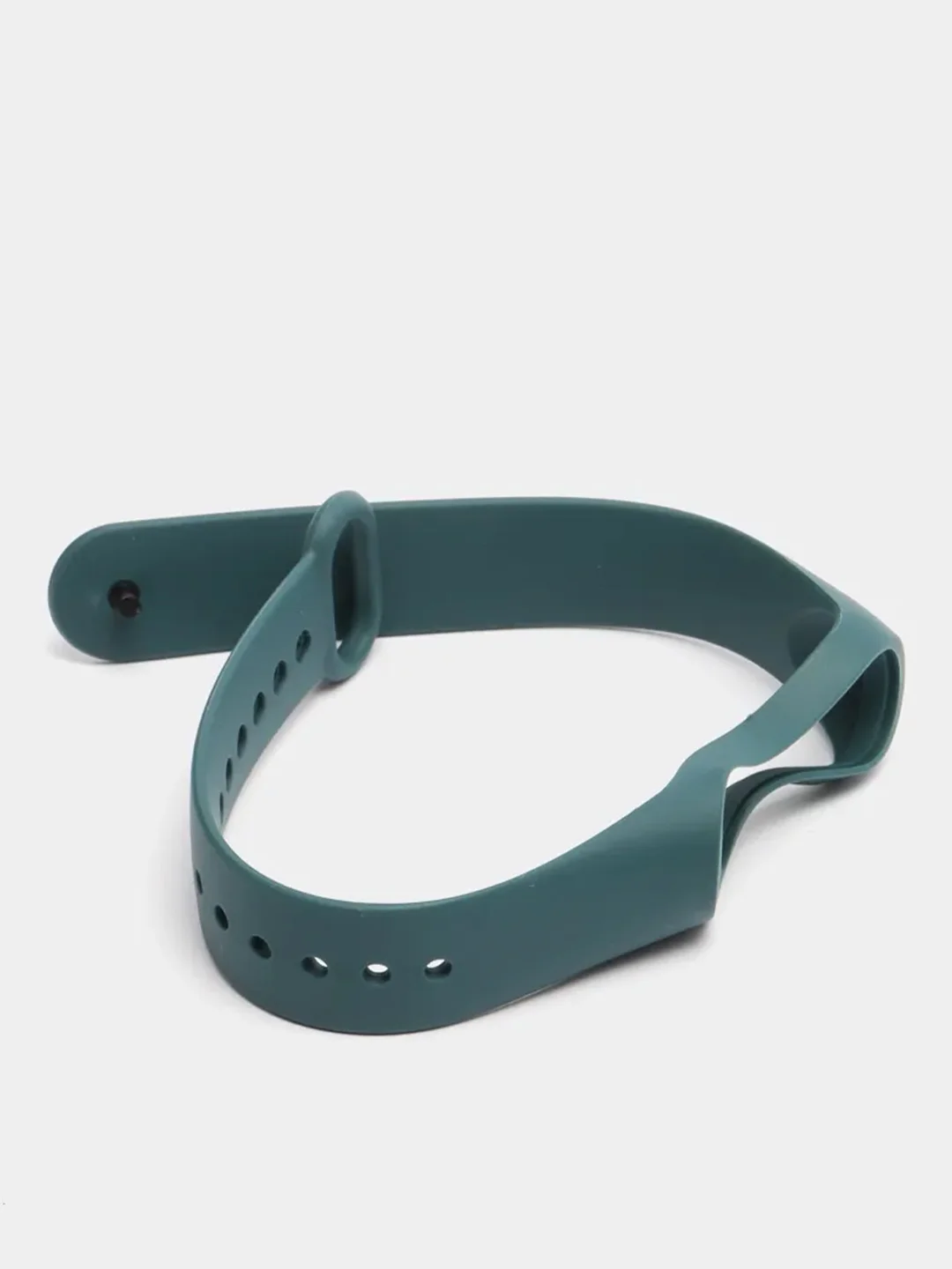 Тёмно-бирюзовый силиконовый ремешок Xiaomi Mi Band 3, Mi Band 4 (Сяоми Ми Бэнд 3, Ми Бэнд 4)