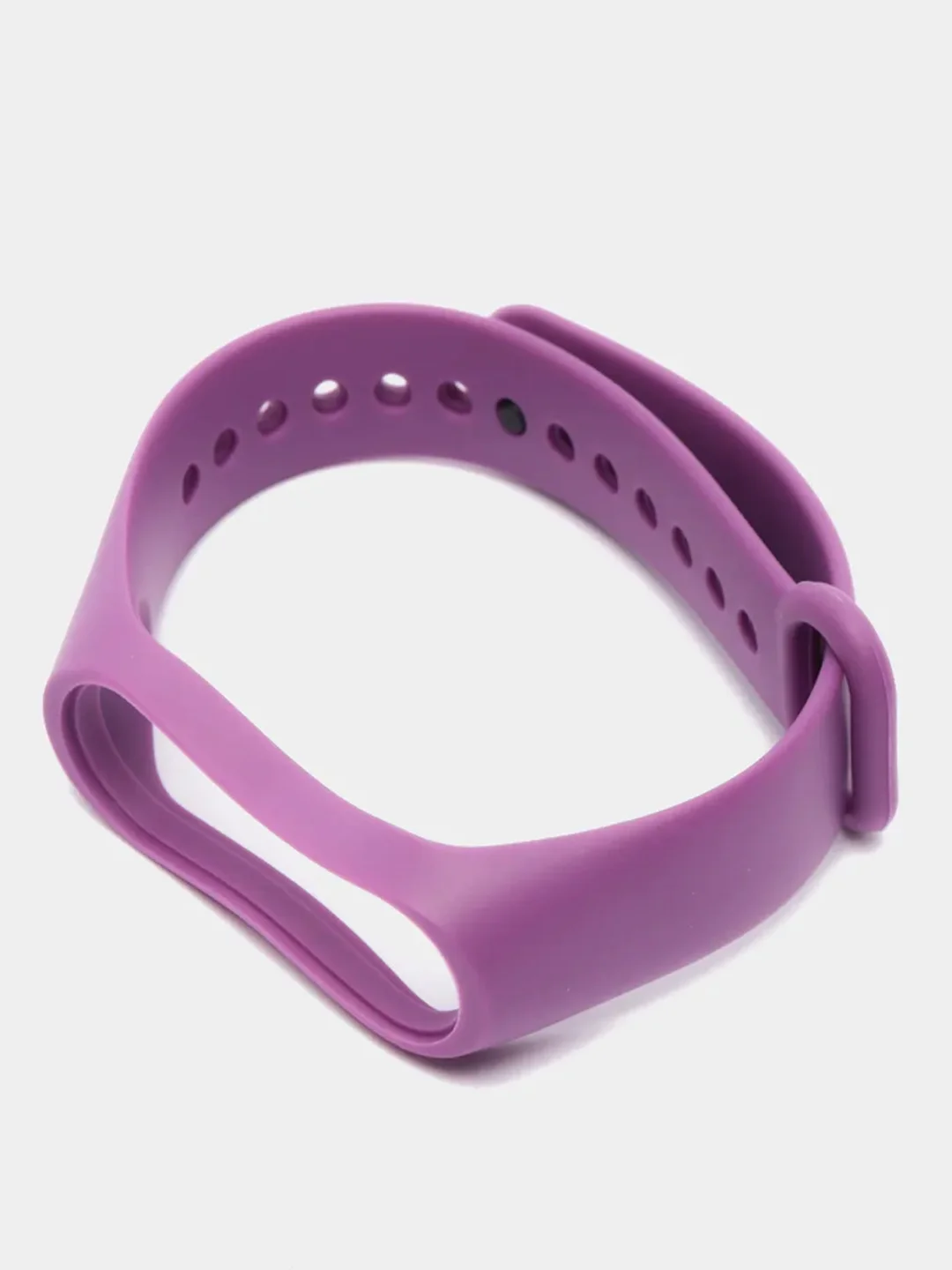 Пурпурный силиконовый ремешок Xiaomi Mi Band 3, Mi Band 4 (Сяоми Ми Бэнд 3, Ми Бэнд 4)