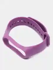 Пурпурный силиконовый ремешок Xiaomi Mi Band 3, Mi Band 4 (Сяоми Ми Бэнд 3, Ми Бэнд 4)