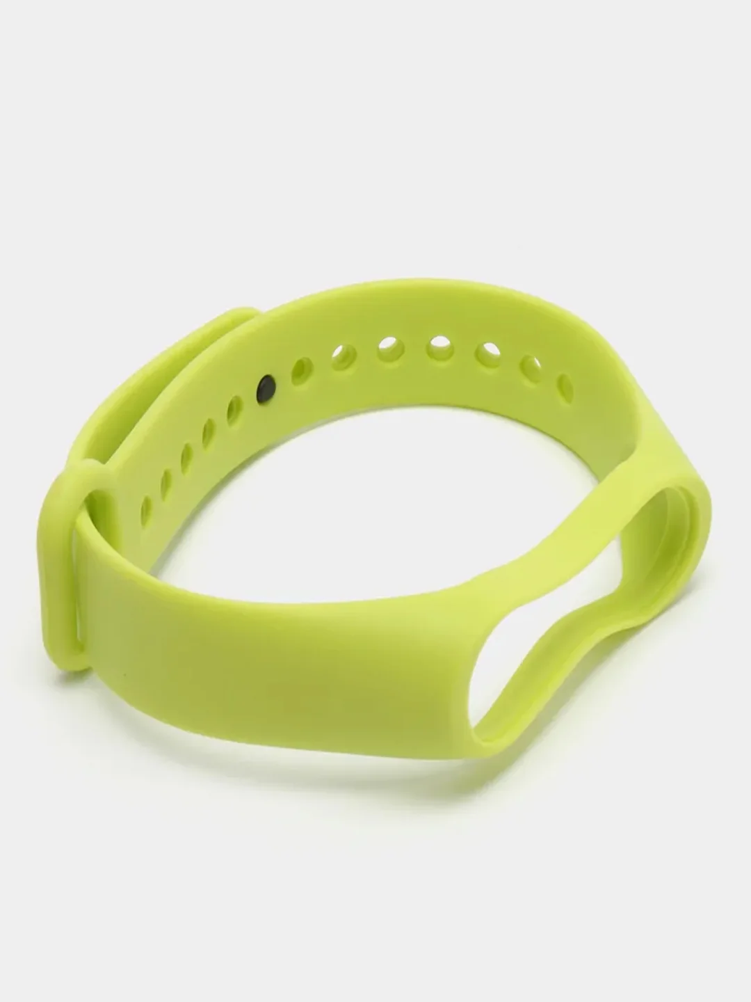 Лайм силиконовый ремешок Xiaomi Mi Band 3, Mi Band 4 (Сяоми Ми Бэнд 3, Ми Бэнд 4)