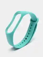 Бирюзовый силиконовый ремешок Xiaomi Mi Band 3, Mi Band 4 (Сяоми Ми Бэнд 3, Ми Бэнд 4)