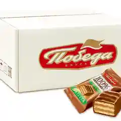 Конфеты вафельные без добавления сахара Победа вкуса "Чаржед", 1,5 кг