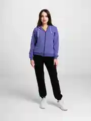 Аметистовый спортивный костюм, женский, с капюшоном