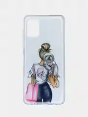 Зеленый чехол Samsung Galaxy A31, Самсунг Галакси А31 с рисунком