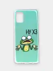 Белый чехол Samsung Galaxy A31, Самсунг Галакси А31 с рисунком