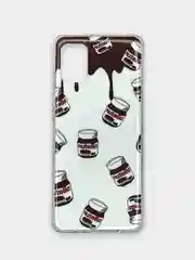 Молочный чехол Samsung Galaxy A31, Самсунг Галакси А31 с рисунком