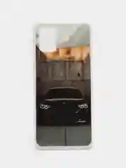 Светло-коричневый чехол Samsung Galaxy A31, Самсунг Галакси А31 с рисунком