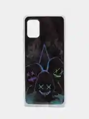 Тёмно-бирюзовый чехол Samsung Galaxy A31, Самсунг Галакси А31 с рисунком