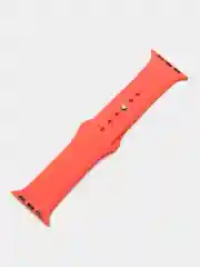 Кораллово-розовый ремешок для Apple Watch, силиконовый
