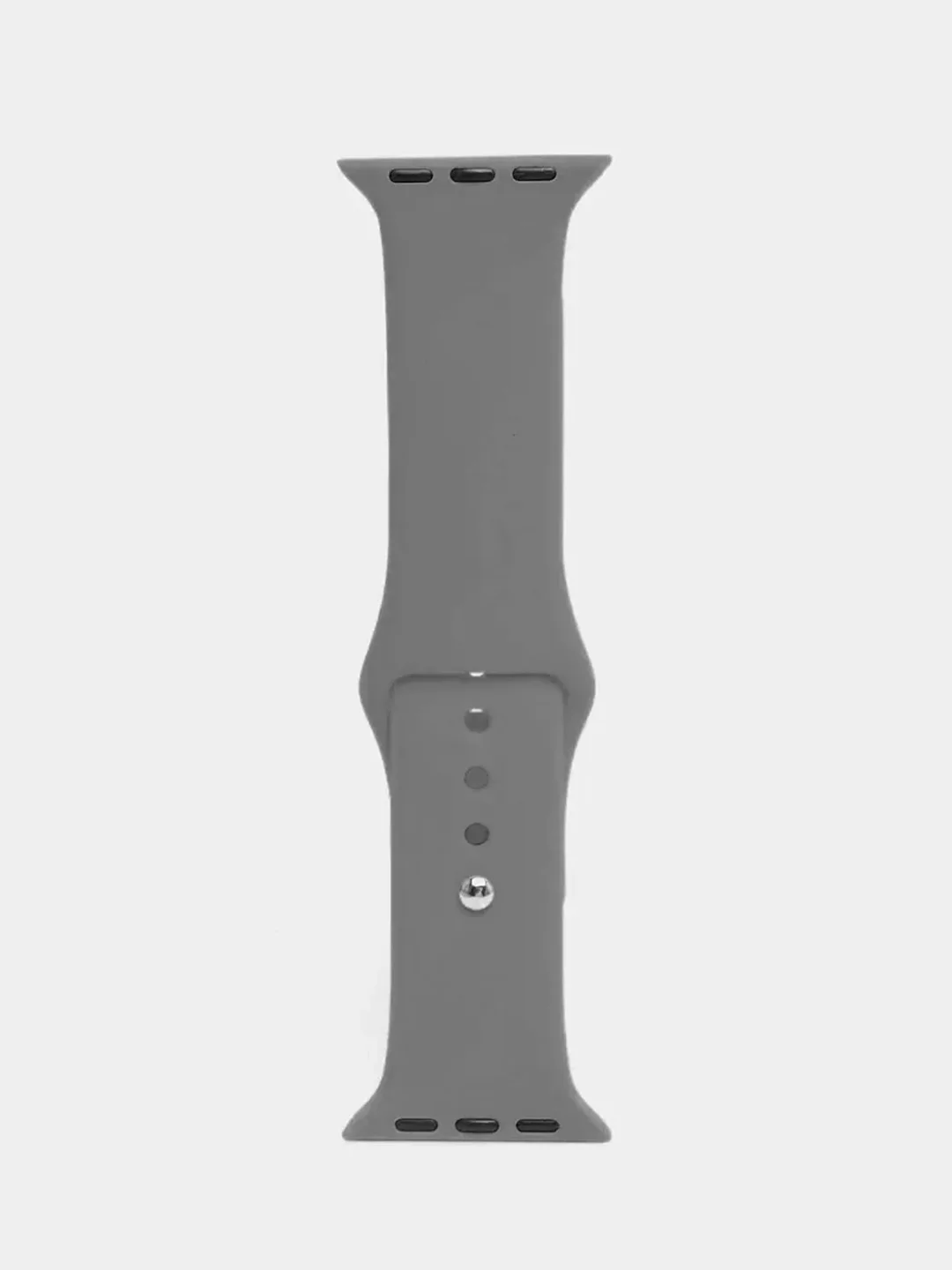 Серый меланж ремешок для Apple Watch, силиконовый